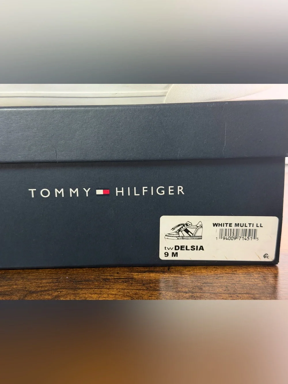Tommy Hilfiger Delsia Hidden Wedge Sneakers – White Multi | Women’s US 9M w/box